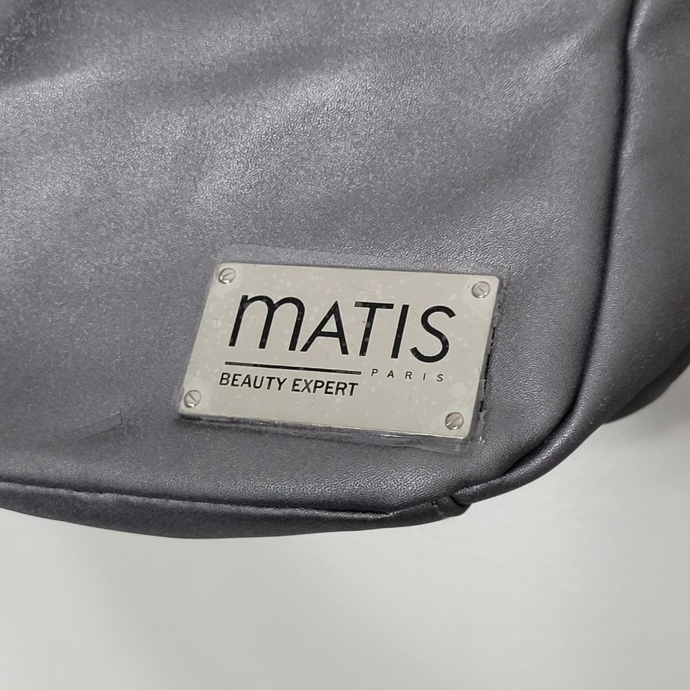 Matis Paris Women's Gray Adjustable Beauty Expert Little Purse Bag Pockets - Picture 8 of 12